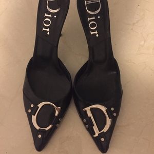 Christian Dior Diva Mule Slides-Authentic